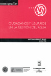 CIUDADANOS Y USUARIOS EN GESION DE AGUA 1ª ED