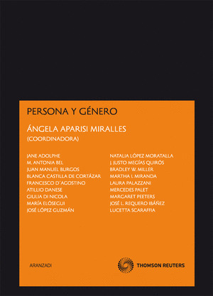 PERSONA Y GENERO