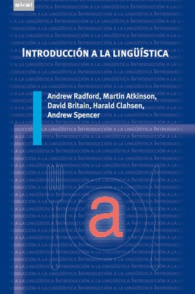 INTRODUCCION A LA LINGUISTICA