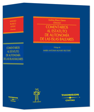 COMENTARIOS AL ESTATUTO DE AUTONOMÍA DE LAS ISLAS BALEARES