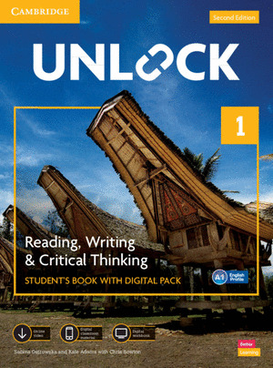 UNLOCK LEVEL 1 READING, WRITING AND CRITICAL THINKING STUDENT'S BOOK WITH DIGITA
