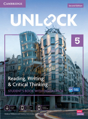 UNLOCK LEVEL 5 READING, WRITING AND CRITICAL THINKING STUDENT'S BOOK WITH DIGITA