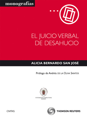 EL JUICIO VERBAL DE DESAHUCIO 1ª ED