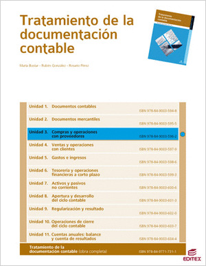 COMPRAS Y OPERACIONES CON PROVEEDORES (TRATAMIENTO DE LA DOCUMENTACIÓN CONTABLE)
