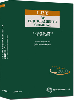 LEY DE ENJUICIAMIENTO CRIMINAL Y OTRAS NORMAS PROC