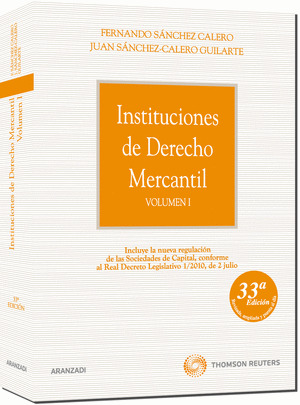 INSTITUCIONES DE DERECHO MERCANTIL, V. I (33ª EDICION 201
