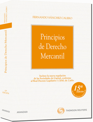PRINCIPIOS DE DERECHO MERCANTIL (15ª  EDICION)