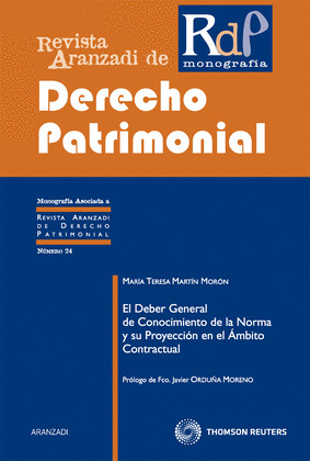DEBER GENERAL DE CONOCIMIENTO DE LA NORMA Y SU PRO