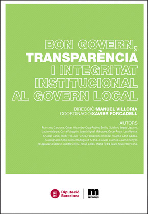 BON GOVERN, TRANSPARENCIA I INTEGRITAT INSTITUCIONAL AL GOVERN LOCAL