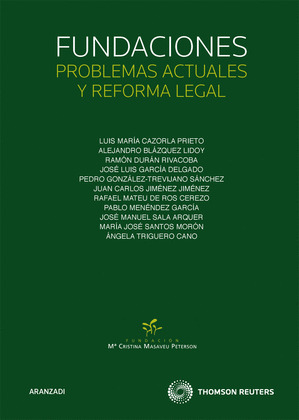 FUNDACIONES: PROBLEMAS ACTUALES Y REFORMA LEGAL 1ª