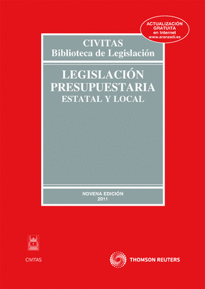 LEGISLACION PRESUPUESTARIA ESTATAL Y LOCAL, 9ªED.