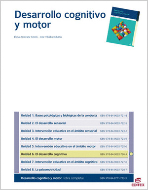 EL DESARROLLO COGNITIVO, DESARROLLO COGNITIVO Y MOTOR