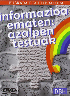 OSTADAR PROIEKTUA, INFORMAZIOA EMATEN, AZALPEN TESTUAK, EUSKARA ETA LITERATURA,