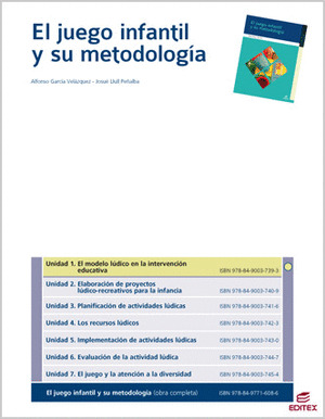 EL MODELO LÚDICO EN LA INTERVENCIÓN EDUCATIVA, EL JUEGO INFANTIL Y SU METODOLOGÍ