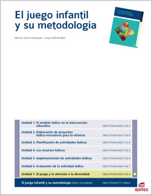 EL JUEGO Y LA ATENCIÓN A LA DIVERSIDAD, EL JUEGO INFANTIL Y SU METODOLOGÍA