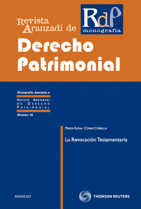 RDP Nº 26 DERECHO PATRIMONIA - REVOC