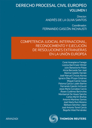 DERECHO CIVIL EUROPEO, COMPETENCIA JUDICIAL INTERNACIONAL,...