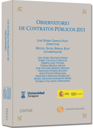 OBSERVATORIO DE CONTRATOS PUBLICOS 2011