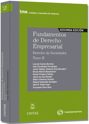 FUNDAMENTOS DE DERECHO EMPRESARIAL. TOMO II