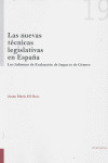LAS NUEVAS TÉCNICAS LEGISLATIVAS EN ESPAÑA