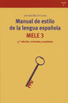 MANUAL ESTILO LENGUA ESPAÑOLA. MELE 3