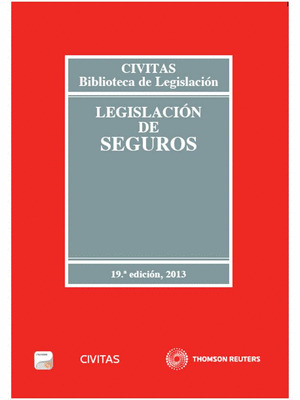 LEGISLACIÓN DE SEGUROS (DÚO, PAPEL + E-BOOK)(19ª EDICIÓN, 2013)