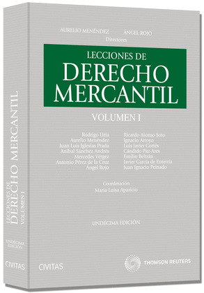 LECCIONES DE DERECHO MERCANTIL, VOLUMEN I (FORMATO DÚO. PAPEL + E-BOOK) (11ª EDICIÓN, 2013)