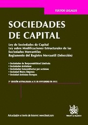 SOCIEDADES DE CAPITAL 3ª EDI.ACTUALIZADA A 21 DE NOVIEMBRE 2011
