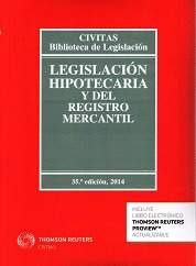 LEGISLACIÓN HIPOTECARIA Y DEL REGISTRO MERCANTIL 2014