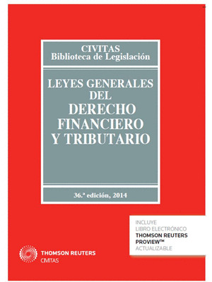 LEYES GENERALES DE DERECHO FINANCIERO Y TRIBUTARIO 2014 (EBOOK+LIBRO)
