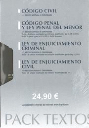 PACK TEXTOS LEGALES BASICOS TIRANT 2012