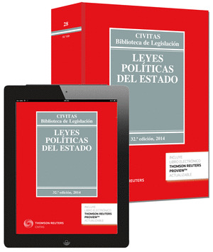 LEYES POLITICAS DEL ESTADO (EBOOK+LIBRO)  32ED/2014   ** 28-CIVITAS **