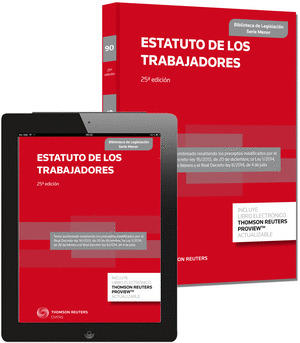 ESTATUTO DE LOS TRABAJADORES (EBOOK+LIBRO) 25ED/2014  **90 CIVITAS**