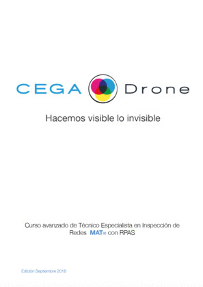 CURSO AVANZADO DE TECNICO ESPECIALISTA EN INSPECCION DE REDES  MAT® CON RPAS