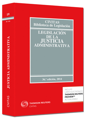 LEGISLACION DE LA JUSTICIA ADMINISTRATIVA (PAPEL + E-BOOK)