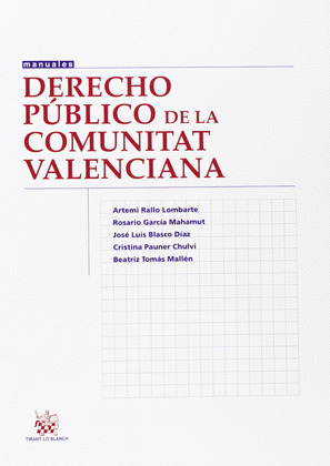 DERECHO PUBLICO DE LA COMUNITAT VALENCIANA