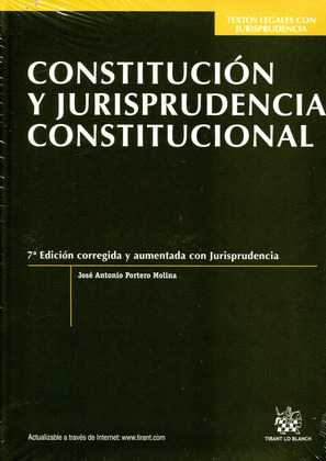 CONSTITUCIÓN Y JURISPRUDENCIA CONSTITUCIONAL (7ª EDICIÓN)