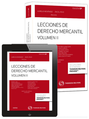 LECCIONES DE DERECHO MERCANTIL . VOL. II  (EBOOK+PAPEL)   **CIVITAS**