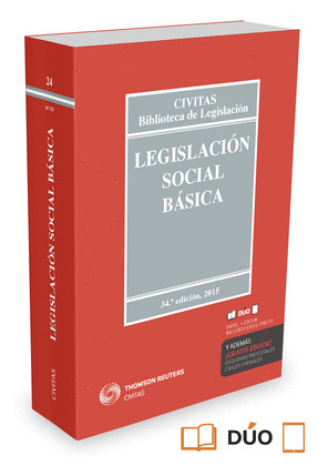 LEGISLACIÓN SOCIAL BÁSICA (34ª EDICIÓN, 2015)