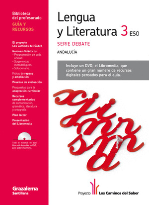 3ESO GUIA LENGUA Y LIT DEBATE ANDAL ED10