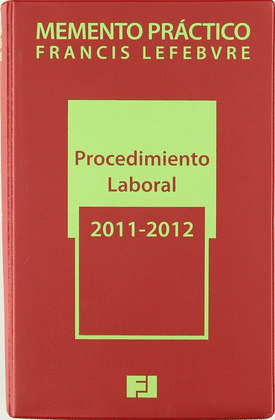 MEMENTO P.PROCEDIMIENTO LABORAL 2011/2012