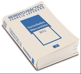2012. MEMENTO SOCIEDADES MERCANTILES