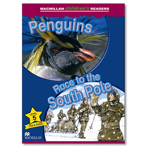 PENGUINS RACE SOUTH POLE