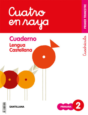GLOBALIZADO CUATRO EN RAYA CUADERNO LENGUA CUADRICULA 2 PRIMARIA 1 TRIM