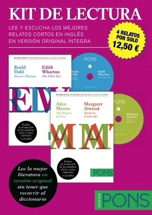 KIT DE LECTURA PONS. LEE Y ESCUCHA LOS MEJORES RELATOS CORTOS EN INGLÉS EN VERSIÓN ORIGINAL ÍNTEGRA: PARS