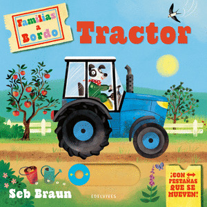 TRACTOR. FAMILIAS A BORDO