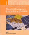 MATEMATICAS PARA LA ECONOMIA Y EMPRESA I. ALGEBRA LINEAL. EJERCICIOS Y PROBLEMAS RESUELTOS