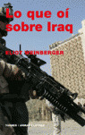 LO QUE OI SOBRE IRAQ