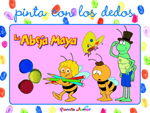 LA ABEJA MAYA. PINTA CON LOS DEDOS.