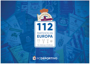 RC DEPORTIVO 112 PARTIDOS EN EUROPA
